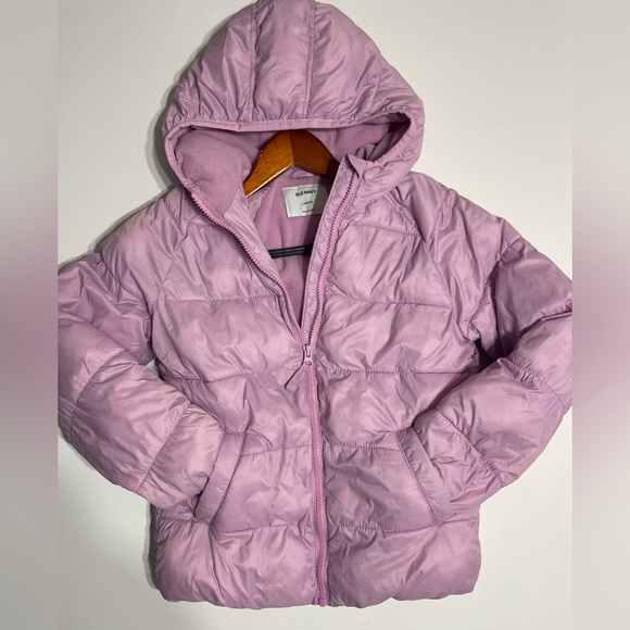 OLD NAVY GIRLS WINTER JACKET PURPLE, SIZE L (10-12 year) puffer jacket(B6) - Picture 15 of 17